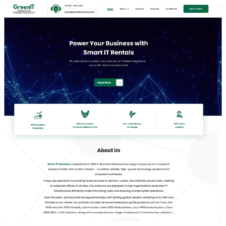 Greenit project by SPG Techsoft digital marketing company