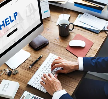 SPG Techsoft Web Development & Digital Marketing Company Keyboard Hand illustration