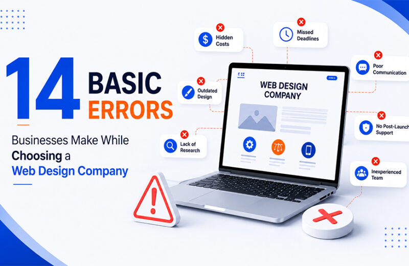 14 Basic Errors Businesses Make While Choosing a Web Design Company In Mumbai