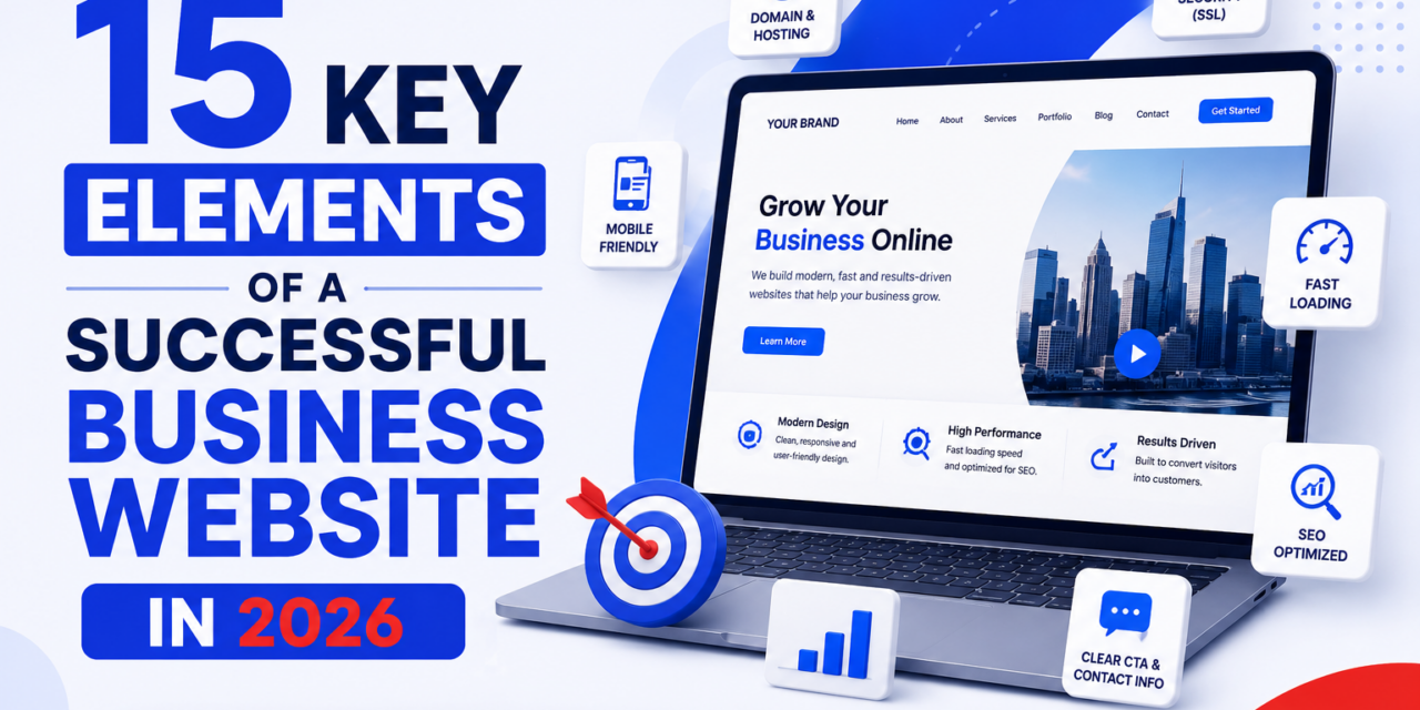 15 Key Elements of a Successful Business Website in 2026
