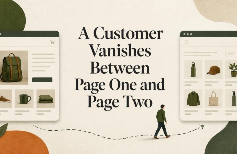 A Customer Vanishes Between Page One and Page Two