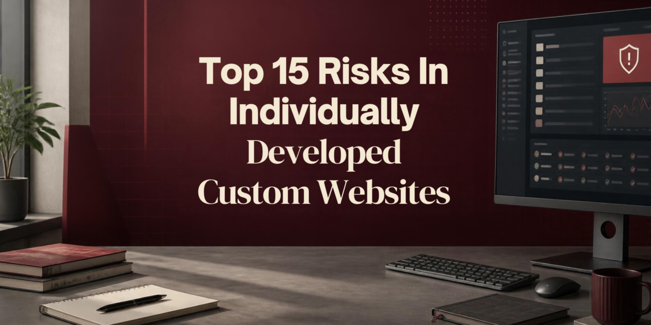 Top 15 Risks In Individually Developed Custom Websites
