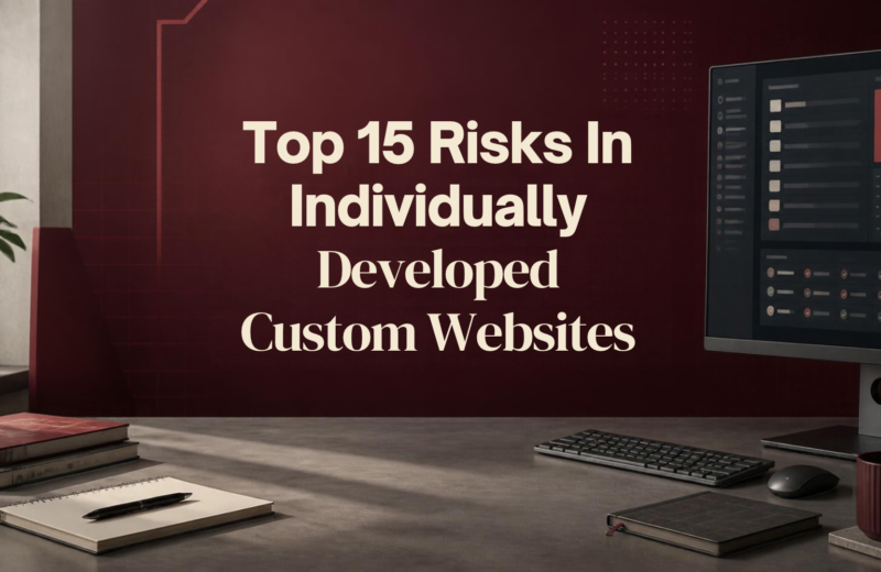 Top 15 Risks In Individually Developed Custom Websites
