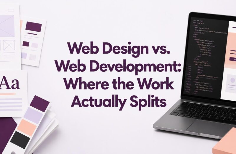 Web Design vs. Web Development: Where the Work Actually Splits