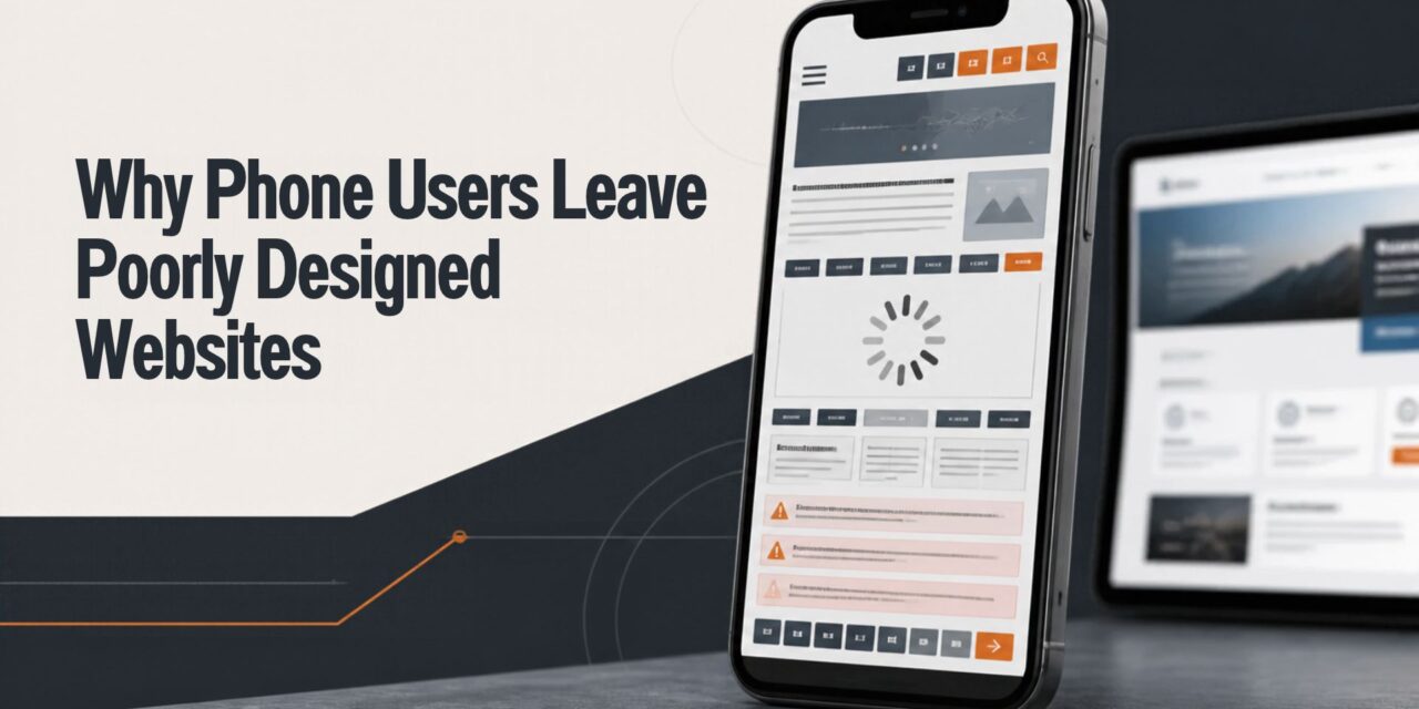 Why Phone Users Leave Poorly Designed Websites