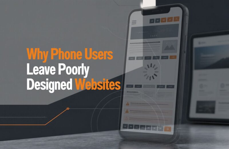 Why Phone Users Leave Poorly Designed Websites