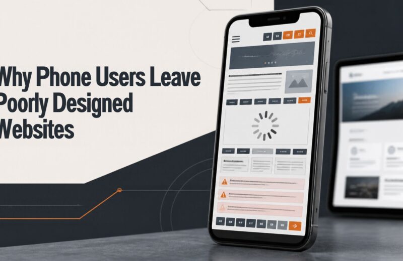 Why Phone Users Leave Poorly Designed Websites