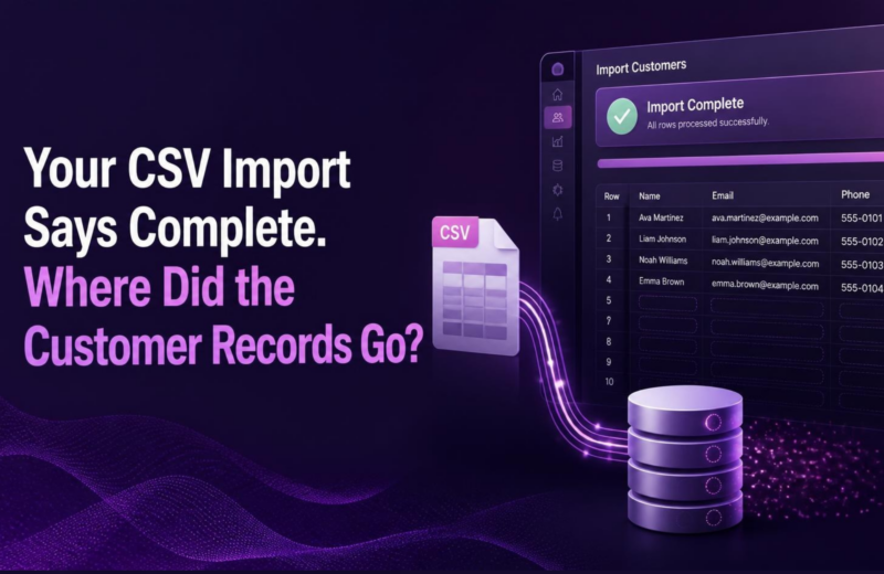 Your CSV Import Says Complete. Where Did the Customer Records Go?